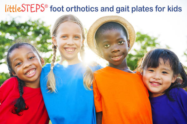 littleSTEPS® foot orthotics and gait plates for kids