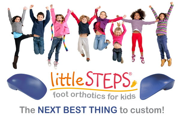 littleSTEPS® foot orthotics and gait plates for kids - the NEXT BEST thing to customs!